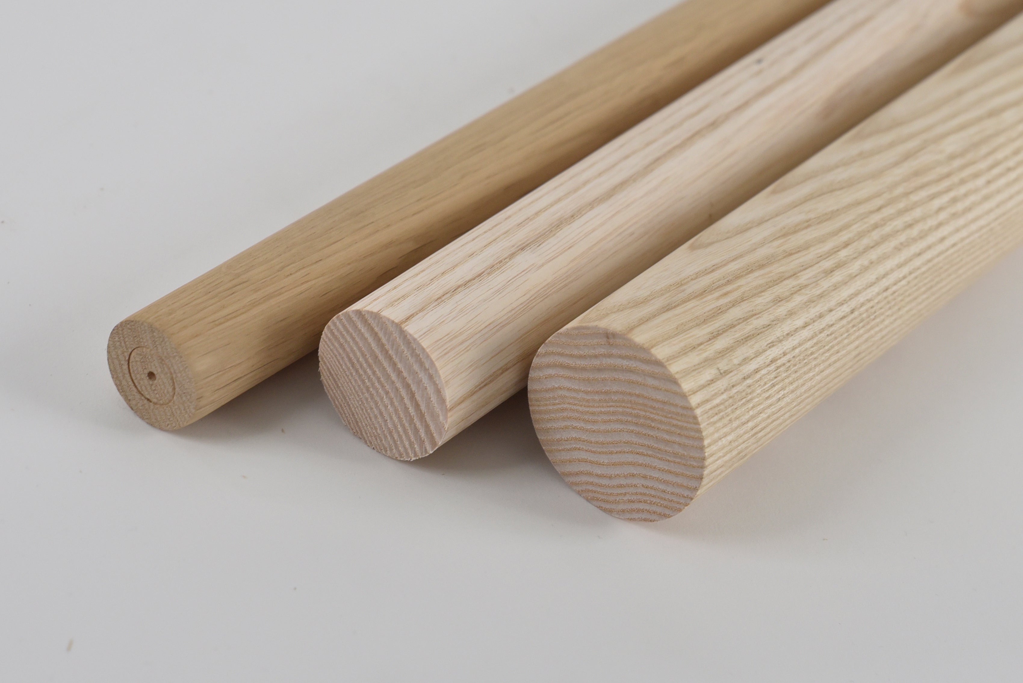 Solid wood pole